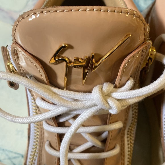 Giuseppe Zanotti Design Pink Patent High Top Sneakers 37 - Picture 5 of 15